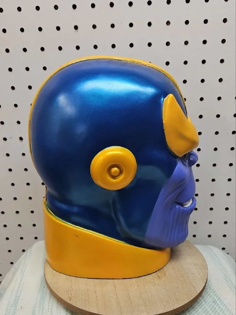 Marvel Heroes Thanos Head Bust Coin Bank Previews Exclusive Full Size 1:1 Scale